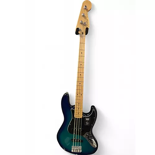 Used Fender Player Jazz Bass Blue Burst Electric Bass Guitar Blue Burst