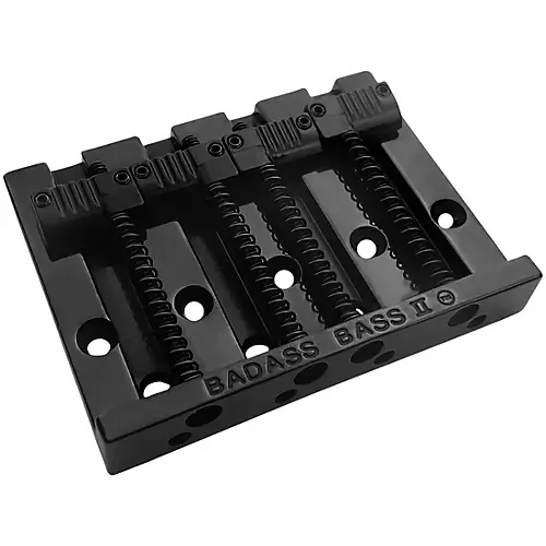 Leo Quan Badass II 4-String Bass Bridge, Grooved Saddles Nickel