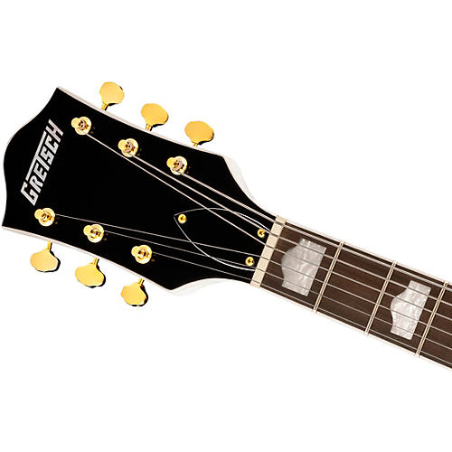 Gretsch Guitars G5422GLH Electromatic Classic Hollowbody Double-Cut With Gold Hardware Left-Handed Electric Guitar Snow Crest White