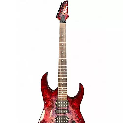 Used Ibanez RG470PB Red Eclipse Burst Solid Body Electric Guitar Red Eclipse Burst