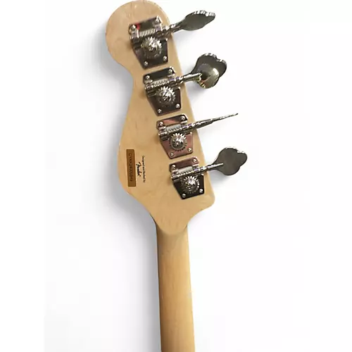 Used Squier Paranormal Rascal Pink Electric Bass Guitar Pink