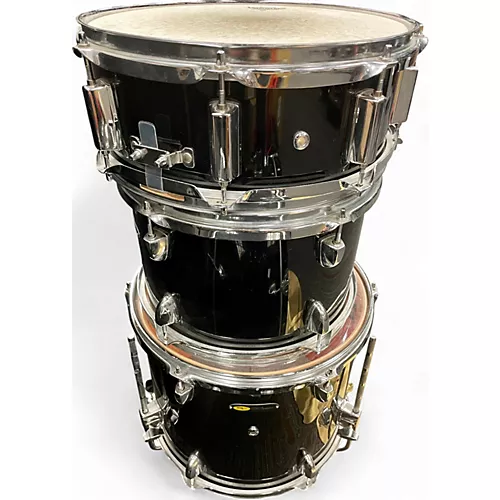 Used Sound Percussion Labs 5 Piece VELOCITY Black Drum Kit Black