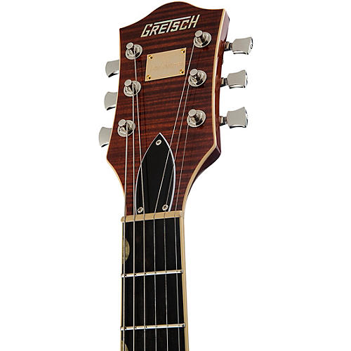 Gretsch Guitars G6659TFM Players Edition Broadkaster Jr. Center Block Bigsby Semi-Hollow Electric Guitar Bourbon Stain