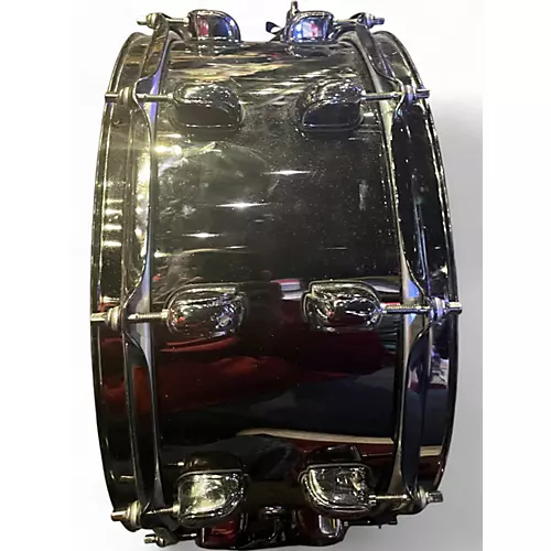Used TAMA 6.5X14 S.L.P. Black Brass Black Drum Black 15