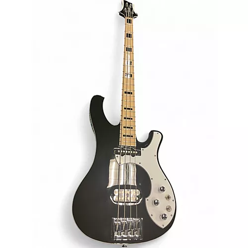 Used Schecter Guitar Research Stargazer4 string black n white Electric Bass Guitar black n white