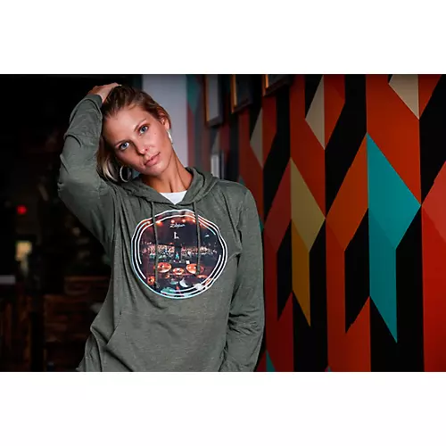 Zildjian Photo Lightweight Hoodie Medium Olive