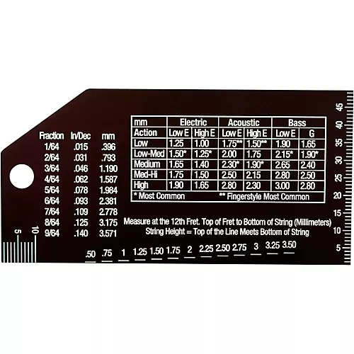Music Nomad Truss Rod Gauge & String Action Gauge Combo Bundle