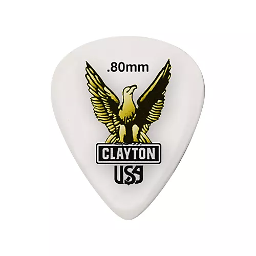 Clayton Acetal Standard Guitar Picks .63 mm 1 Dozen