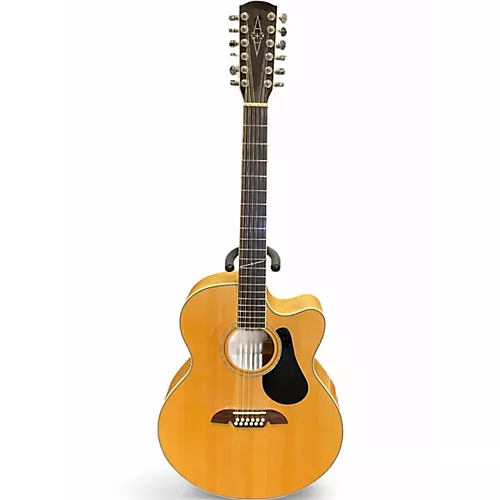 Used Alvarez AJ60SC/12 Natural 12 String Acoustic Electric Guitar Natural