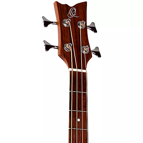 Ortega D7CE 4-String Acoustic Electric Cutaway Bass Guitar Natural