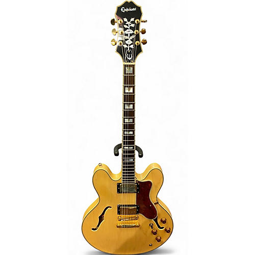 Used Epiphone Sheraton II Natural Hollow Body Electric Guitar Natural