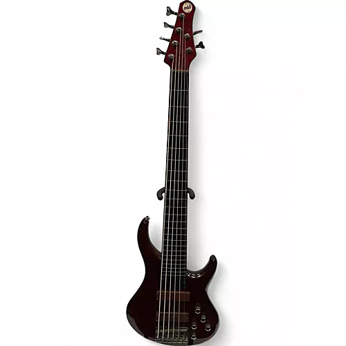 Used MTD Kingston Z6 Red Electric Bass Guitar Red