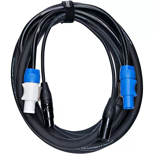 American DJ PowerCon and 3 Pin DMX Cable Combo 6 ft.