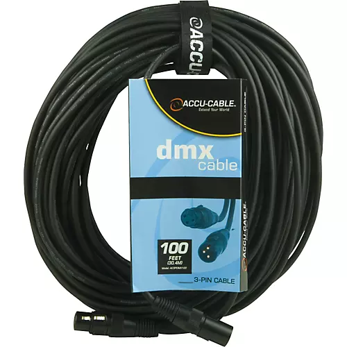 American DJ 3-Pin DMX Lighting Cable 3 ft.