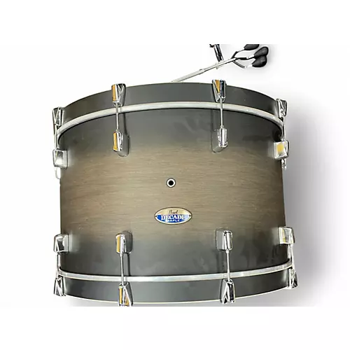 Used Pearl 3 Piece Decade Satin Black Burst Drum Kit Satin Black Burst