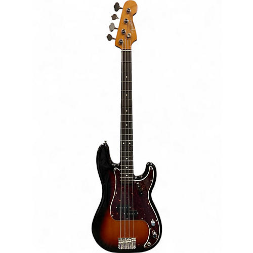 Used Fender Vintera 60s Precision  Sunburst Electric Bass Guitar Sunburst