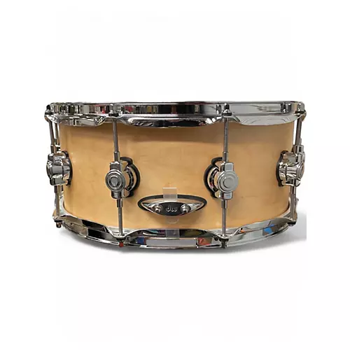 Used DW 14X6 Design Series Snare Natural Drum Natural 212