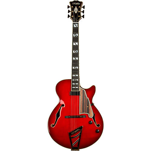 D'Angelico Excell SS Soho Hollowbody Electric Guitar With Stairstep Tailpiece Dark Cherry Burst