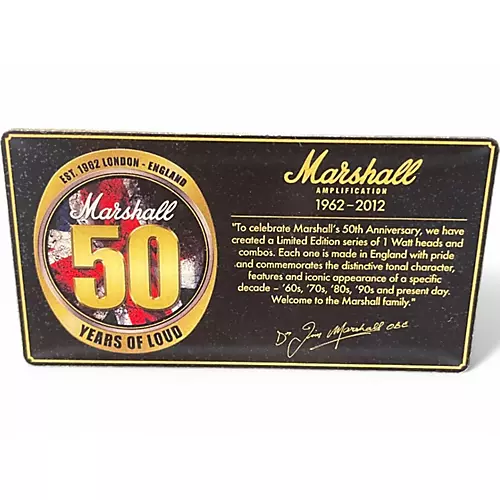 Used Marshall JCM1C 50th Anniversary 1980S Era 1W Tube Guitar Combo Amp