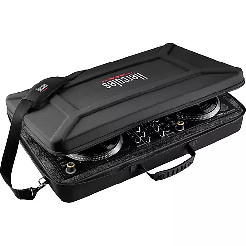 Hercules DJ DJControl Inpulse T7 Premium Edition 2-Channel Motorized DJ Controller With Premium Fader Module and Travel Bag Gold