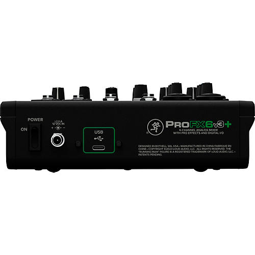 Mackie ProFX6v3+ 6-Channel Mixer With Gator Mixer Bag