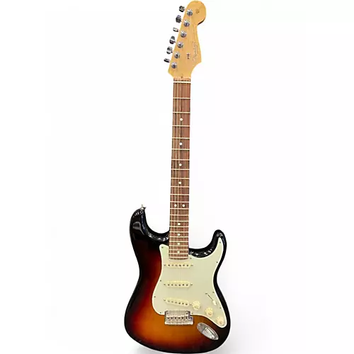 Used 2018 Fender American Professional Stratocaster with Rosewood Neck 3 Tone Sunburst Solid Body Electric Guitar 3 Tone Sunburst