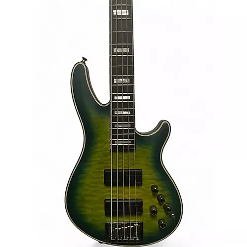 Used Schecter Guitar Research DANIEL FIRTH HELLRAISER EXTREME CTHULU BURST Electric Bass Guitar CTHULU BURST