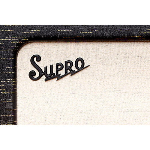 Supro Delegate Custom 1x12 25W Tube Combo Amp Black Scandia