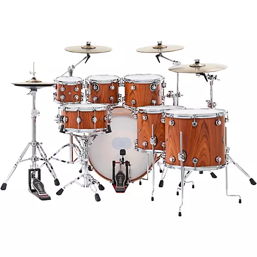 DW DWe Wireless Acoustic-Electronic Convertible 7-Piece Drum Set Bundle With 22