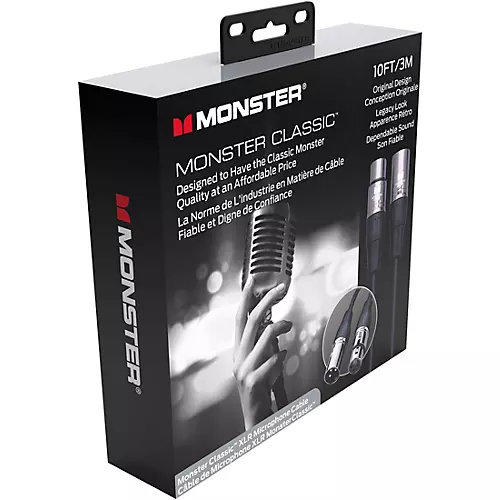 Monster Cable Prolink Classic Microphone Cable 30 ft. Black