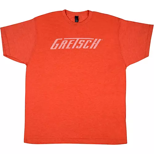 Gretsch Logo Heather Orange T-Shirt Medium