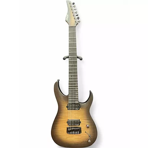 Used Schecter Guitar Research Banshee MACH 7 EMBER BURST Solid Body Electric Guitar EMBER BURST