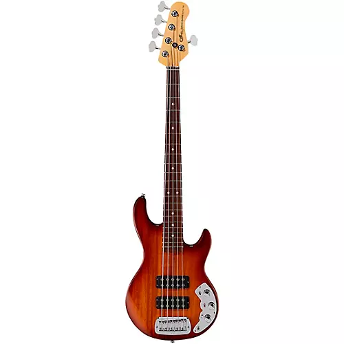 G&L CLF Research L-2500 Series 750 5-String Electric Bass Guitar Old School Tobacco