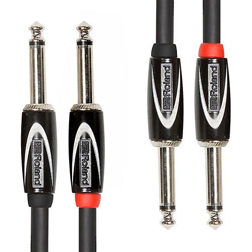 Roland FANTOM-08 Synthesizer With KS-20X, DP-10 and EV-5 Plus Black Series Audio and MIDI Cables