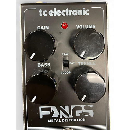 Used TC Electronic Fangs Metal Distortion Effect Pedal