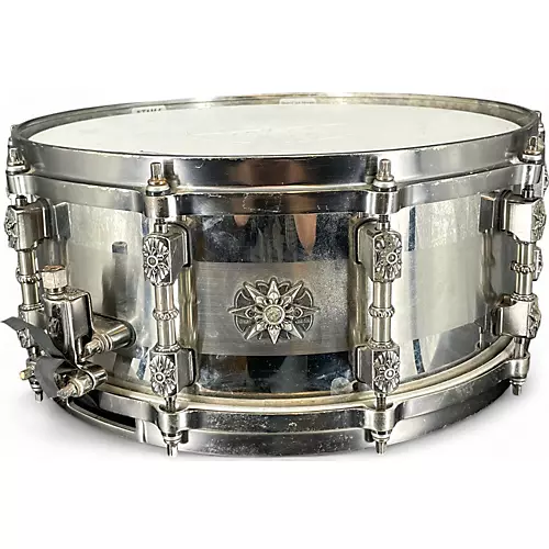 Used TAMA 6X14 Spartan Warlord Snare Drum Steel Steel 13