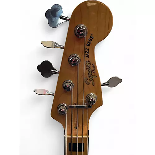 Used Squier 1970s classic vibe jazz bass natural Electric Bass Guitar natural
