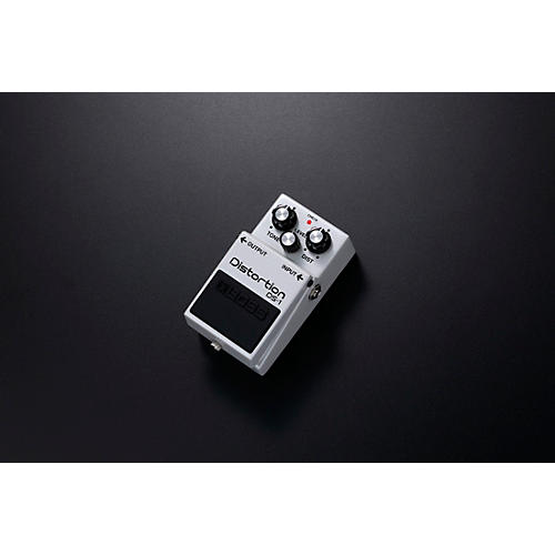 BOSS DS-1 Limited-Edition Metallic White Distortion Effects Pedal