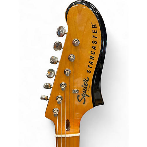 Used 2023 Squier Classic Vibe Starcaster Hollow Natural Hollow Body Electric Guitar Natural