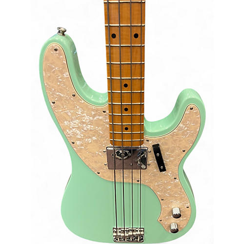 Used Fender vintera II 70S TELECASTER BASS Surf Green Electric Bass Guitar Surf Green