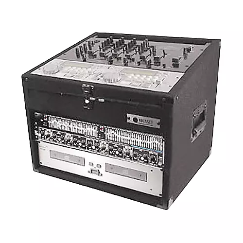 Odyssey Carpeted Combo Mixer Rack Case 6 Space