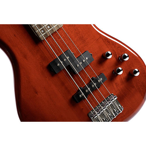Cort Action Bass Plus Electric Bass Transparent Red