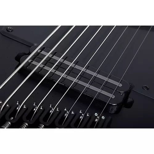 Schecter Guitar Research PT-8 MS Black Ops Electric Guitar Satin Black Open Pore