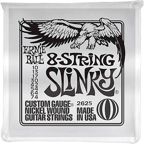 Ernie Ball 8-String Slinky Electric Guitar Strings 10-74