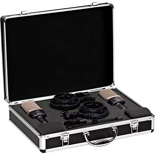 AKG C314 Multi-Pattern Large-Diaphragm Condenser Microphone - Matched Stereo Pair Black
