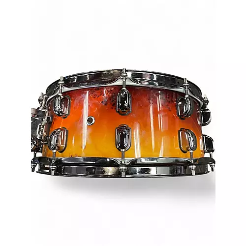 Used TAMA 14in S.L.P G-Kapur Amber Sunset Fade Drum Amber Sunset Fade 33