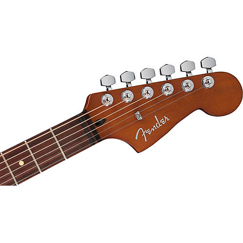Fender Acoustasonic Standard Jazzmaster Acoustic-Electric Guitar Black