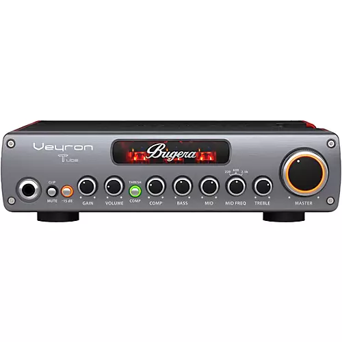 Bugera BV1001T Veyron Tube 2,000W Tube Hybrid Bass Amplifier Head Black