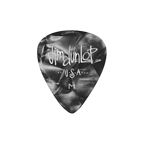 Dunlop Premium Celluloid Classic Guitar Picks 1 Dozen Purple Pearloid Medium