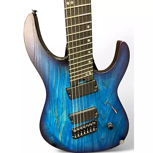 Used Legator N7FP COBALT Solid Body Electric Guitar COBALT